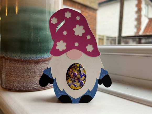 3D SVG Gnome Egg Holder