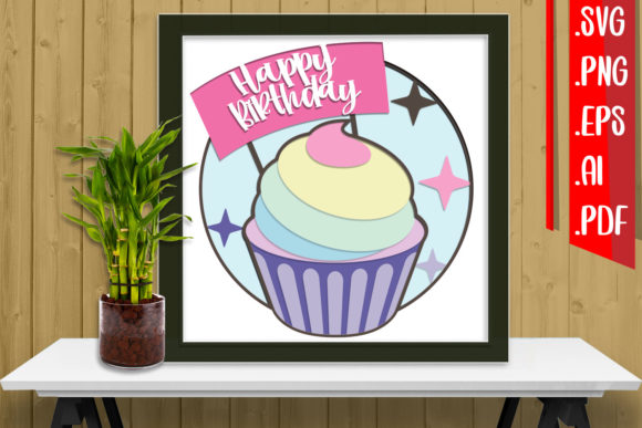Birthday Layered Papercut 15 3D SVG