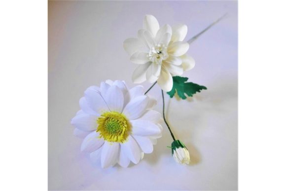 Chrysanthemum Enbee Wedding Paper Flower Templates