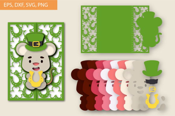 Mouse St. Patrick's Day Card