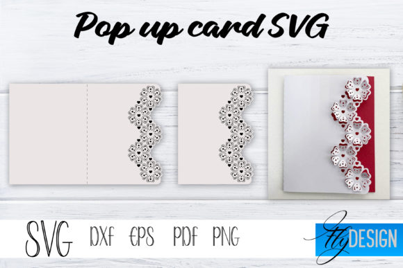Pop Up Card 3D SVG Shapes